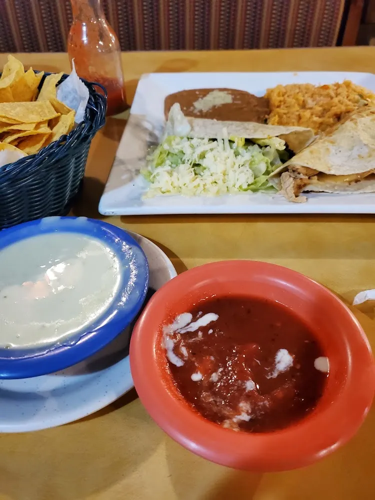 Cheese Dip Salsa and Entree
